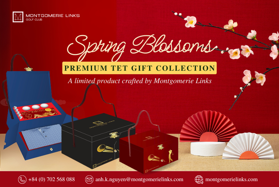 SPRING BLOSSOMS - PREMIUM TET GIFT COLLECTION FROM MONTGOMERIE LINKS